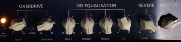 control panel early Led Zeppelin style tone