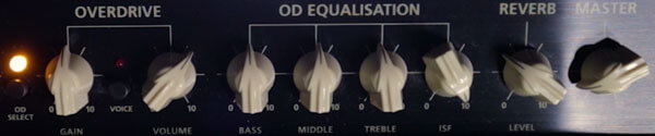 rich, warm British 80s metal style overdrive