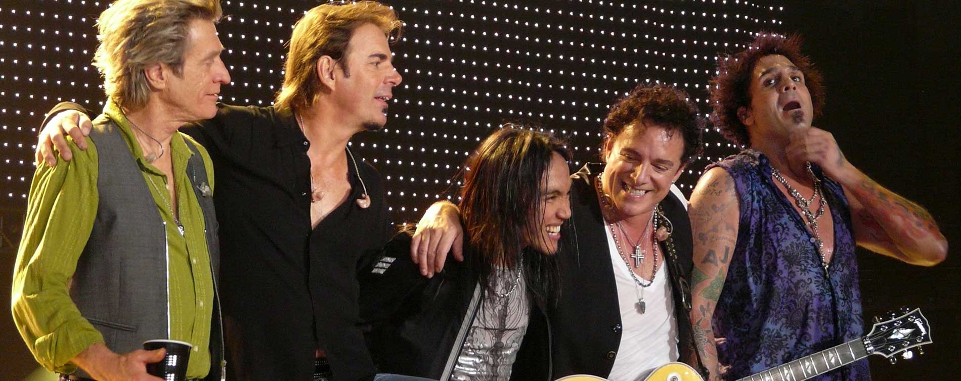 Neal Schon with his band